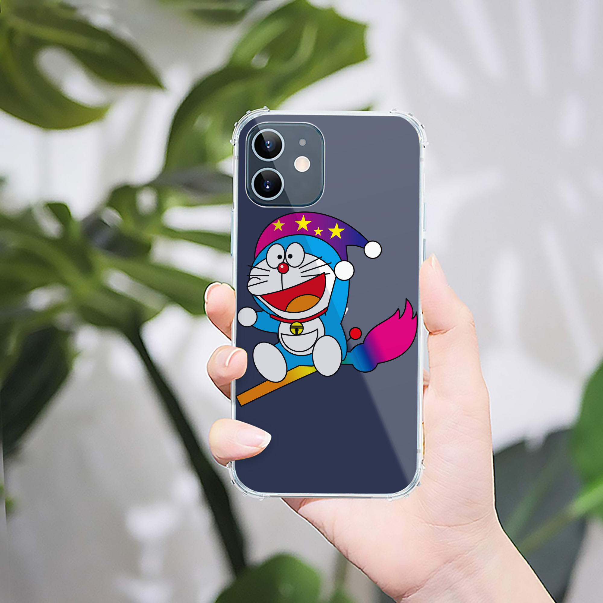 （画像用） ドラえもん Doraemon 【iPhone 12シリーズ対応】透明スマホケース（クリアソフトケース）